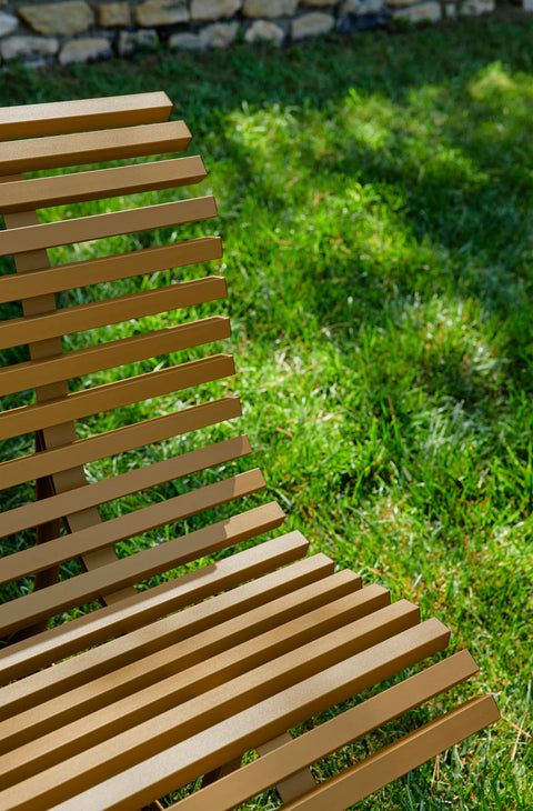 Banc LOUISIANE pour 3 personnes de la marque française Fermob. Acheter Fermob en ligne. Rincón del Mueble