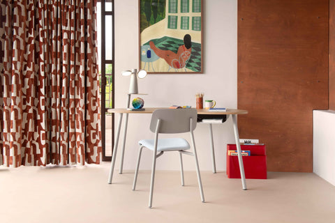 Bureau NUAGE en chêne naturel 140 x 74 cm FERMOB CDM PARIS