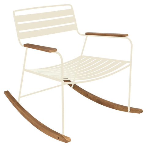 Rocking chair en teck SURPRISING