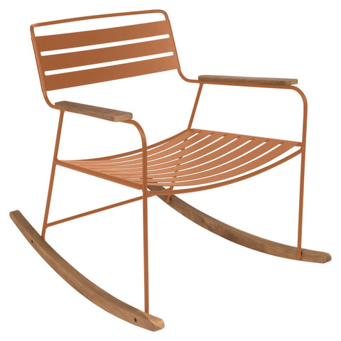 Rocking chair en teck SURPRISING