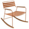 Rocking chair en teck SURPRISING