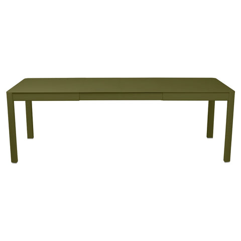 Table extensible à 2 rallonges RIBAMBELLE de 149/234 x 100 cm de la marque française Fermob