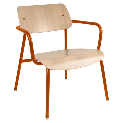 Fauteuil bas en chêne STUDIE