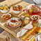 Assiette en porcelaine CITRONS MYKONOS Ø20.3cm POMAX Coin du Meuble
