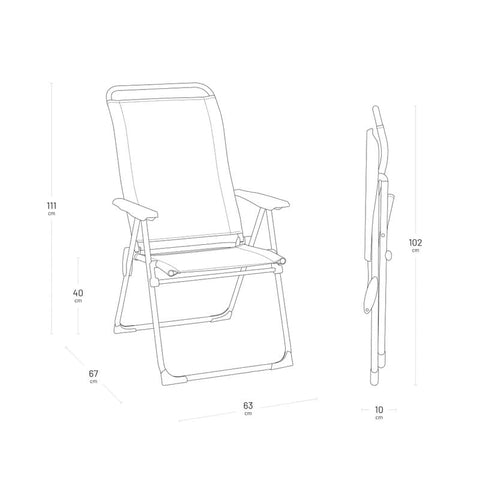 Fauteuil ALU CHAM