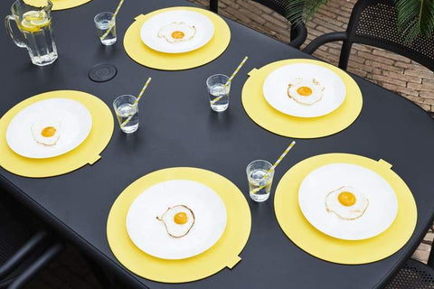 Table TONÍ 220 x 99 cm. Table d’extérieur et d’intérieur. Acheter mobilier Fatboy en ligne. Rincón del Mueble RDM Madrid Espagne