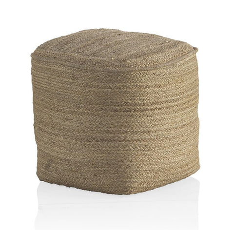 Pouf jute naturel 40x40x40cm 