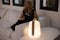 Lampe d’extérieur en bambou BALAD de 38 cm de la marque française FERMOB®. Acheter Fermob en ligne. Rincón del Mueble