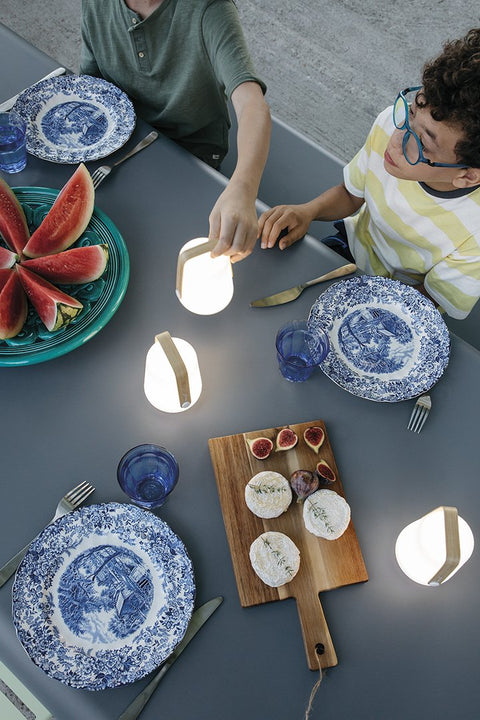 Lot de 3 lampes en bambou BALAD de 12 cm de la marque française Fermob. Acheter Fermob en ligne. Rincón del Mueble