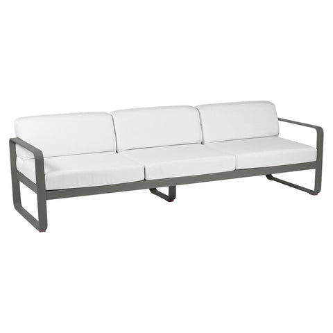 Canapé BELLEVIE pour 3 personnes de la marque française Fermob. CDM