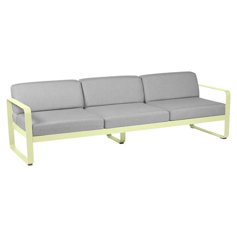 Canapé BELLEVIE pour 3 personnes de la marque française Fermob. CDM
