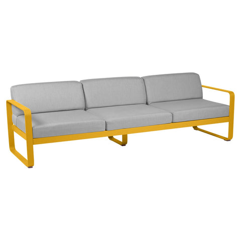 Canapé BELLEVIE pour 3 personnes de la marque française Fermob. CDM