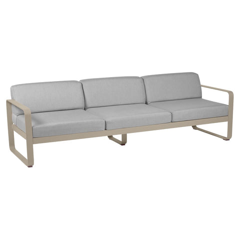 Canapé BELLEVIE pour 3 personnes de la marque française Fermob. CDM