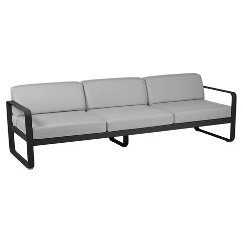 Canapé BELLEVIE pour 3 personnes de la marque française Fermob. CDM