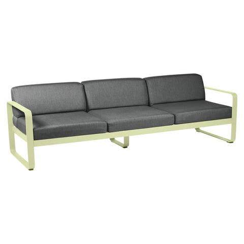 Canapé BELLEVIE pour 3 personnes de la marque française Fermob. CDM