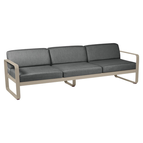 Canapé BELLEVIE pour 3 personnes de la marque française Fermob. CDM