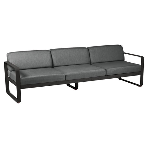 Canapé BELLEVIE pour 3 personnes de la marque française Fermob. CDM