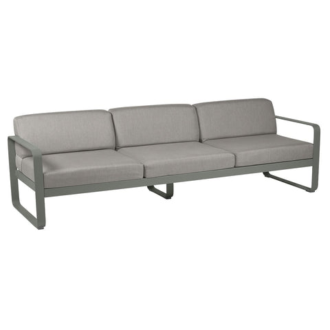 Canapé BELLEVIE pour 3 personnes de la marque française Fermob. CDM
