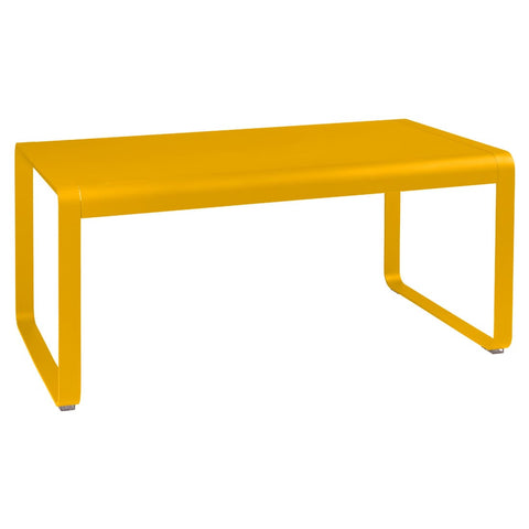 Table mi-haute BELLEVIE de 64 x 80 x 140 cm de la marque française Fermob. Acheter Fermob en ligne. Rincón del Mueble