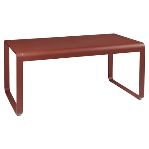 Table mi-haute BELLEVIE de 64 x 80 x 140 cm de la marque française Fermob. Acheter Fermob en ligne. Rincón del Mueble