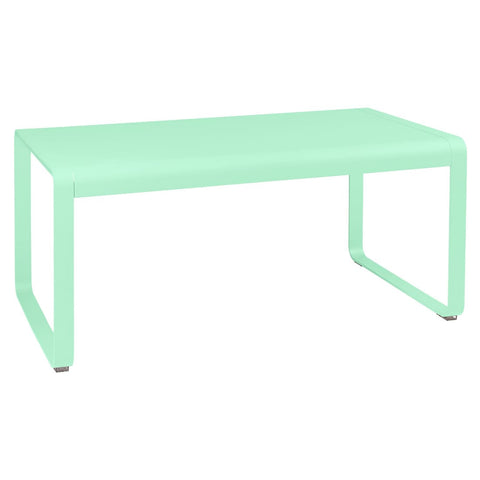 Table mi-haute BELLEVIE de 64 x 80 x 140 cm de la marque française Fermob. Acheter Fermob en ligne. Rincón del Mueble