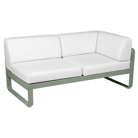 Módulo derecho esquina BELLEVIE 2 plazas. Colección Bellevie comprar online mobiliario Fermob exterior e interior. Rincón del Mueble RDM Madrid España.