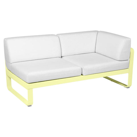 Módulo derecho esquina BELLEVIE 2 plazas. Colección Bellevie comprar online mobiliario Fermob exterior e interior. Rincón del Mueble RDM Madrid España.