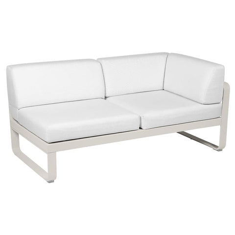 Módulo derecho esquina BELLEVIE 2 plazas. Colección Bellevie comprar online mobiliario Fermob exterior e interior. Rincón del Mueble RDM Madrid España.