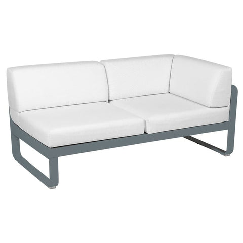 Módulo derecho esquina BELLEVIE 2 plazas. Colección Bellevie comprar online mobiliario Fermob exterior e interior. Rincón del Mueble RDM Madrid España.