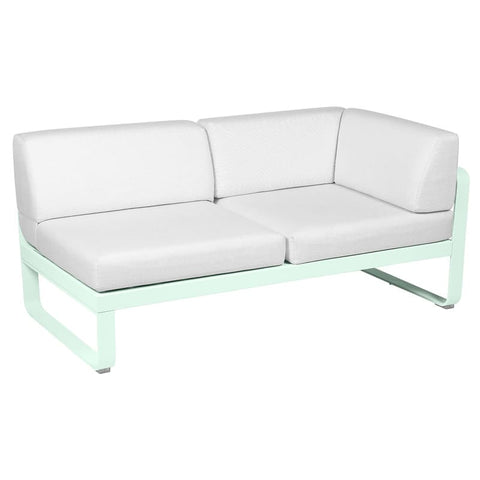Módulo derecho esquina BELLEVIE 2 plazas. Colección Bellevie comprar online mobiliario Fermob exterior e interior. Rincón del Mueble RDM Madrid España.