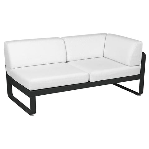 Módulo derecho esquina BELLEVIE 2 plazas. Colección Bellevie comprar online mobiliario Fermob exterior e interior. Rincón del Mueble RDM Madrid España.