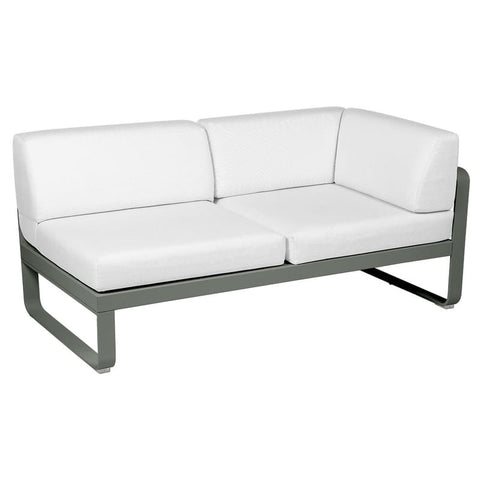 Módulo derecho esquina BELLEVIE 2 plazas. Colección Bellevie comprar online mobiliario Fermob exterior e interior. Rincón del Mueble RDM Madrid España.