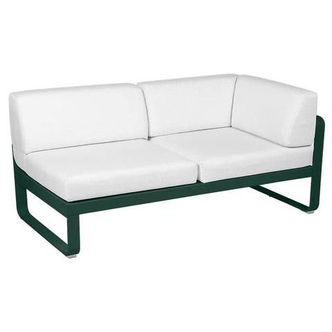 Módulo derecho esquina BELLEVIE 2 plazas. Colección Bellevie comprar online mobiliario Fermob exterior e interior. Rincón del Mueble RDM Madrid España.