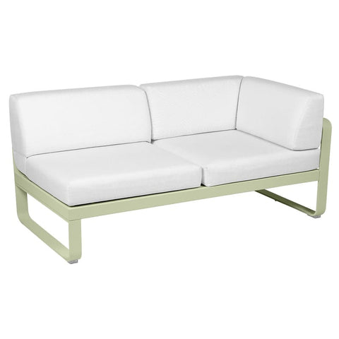 Módulo derecho esquina BELLEVIE 2 plazas. Colección Bellevie comprar online mobiliario Fermob exterior e interior. Rincón del Mueble RDM Madrid España.