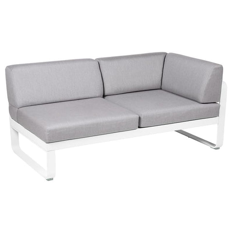 Módulo derecho esquina BELLEVIE 2 plazas. Colección Bellevie comprar online mobiliario Fermob exterior e interior. Rincón del Mueble RDM Madrid España.