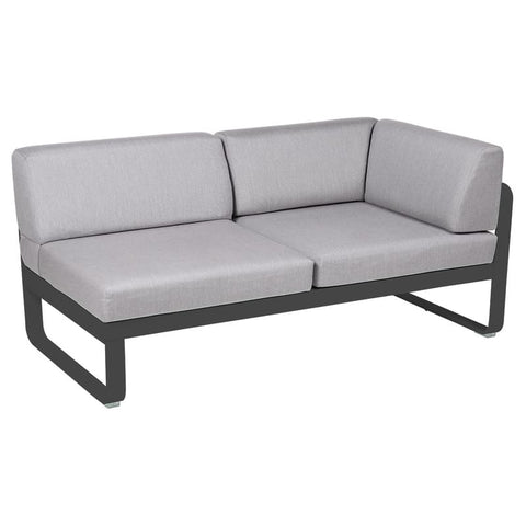 Módulo derecho esquina BELLEVIE 2 plazas. Colección Bellevie comprar online mobiliario Fermob exterior e interior. Rincón del Mueble RDM Madrid España.