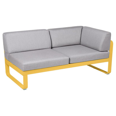 Módulo derecho esquina BELLEVIE 2 plazas. Colección Bellevie comprar online mobiliario Fermob exterior e interior. Rincón del Mueble RDM Madrid España.