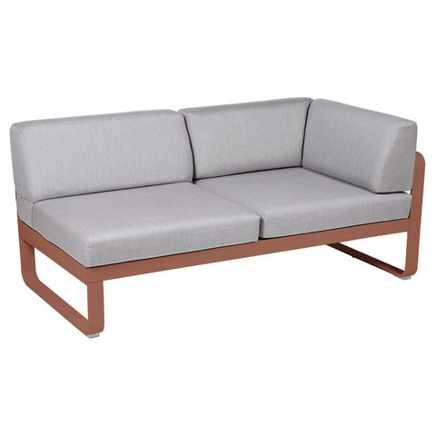 Módulo derecho esquina BELLEVIE 2 plazas. Colección Bellevie comprar online mobiliario Fermob exterior e interior. Rincón del Mueble RDM Madrid España.