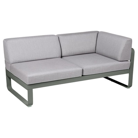 Módulo derecho esquina BELLEVIE 2 plazas. Colección Bellevie comprar online mobiliario Fermob exterior e interior. Rincón del Mueble RDM Madrid España.