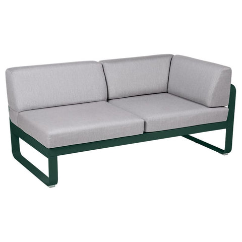 Módulo derecho esquina BELLEVIE 2 plazas. Colección Bellevie comprar online mobiliario Fermob exterior e interior. Rincón del Mueble RDM Madrid España.