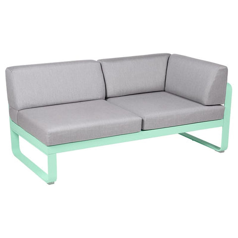 Módulo derecho esquina BELLEVIE 2 plazas. Colección Bellevie comprar online mobiliario Fermob exterior e interior. Rincón del Mueble RDM Madrid España.