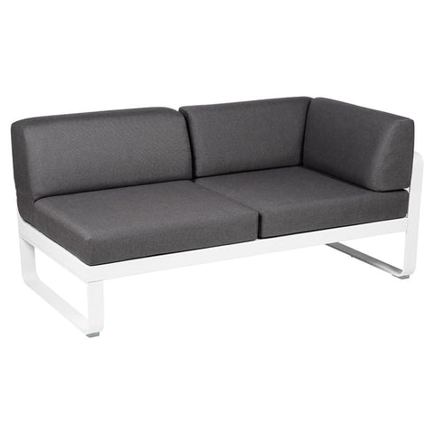 Módulo derecho esquina BELLEVIE 2 plazas. Colección Bellevie comprar online mobiliario Fermob exterior e interior. Rincón del Mueble RDM Madrid España.