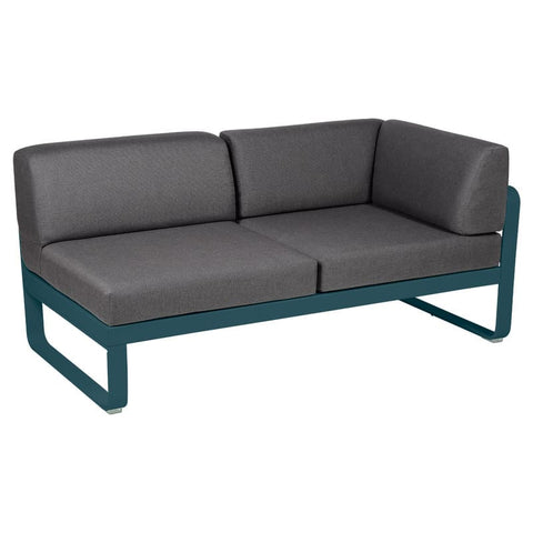Módulo derecho esquina BELLEVIE 2 plazas. Colección Bellevie comprar online mobiliario Fermob exterior e interior. Rincón del Mueble RDM Madrid España.