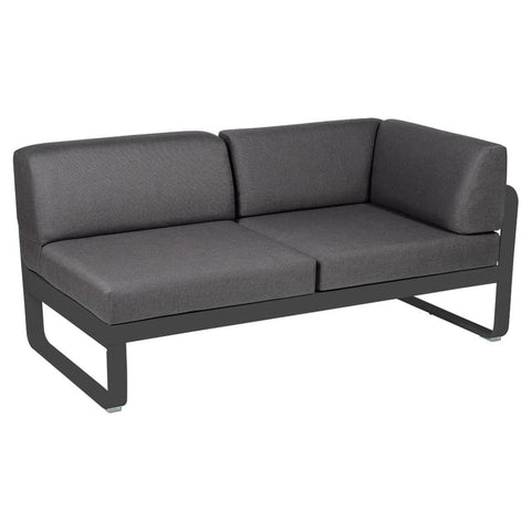 Módulo derecho esquina BELLEVIE 2 plazas. Colección Bellevie comprar online mobiliario Fermob exterior e interior. Rincón del Mueble RDM Madrid España.
