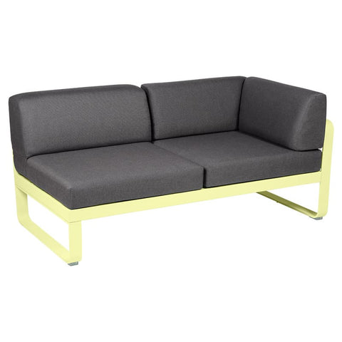 Módulo derecho esquina BELLEVIE 2 plazas. Colección Bellevie comprar online mobiliario Fermob exterior e interior. Rincón del Mueble RDM Madrid España.