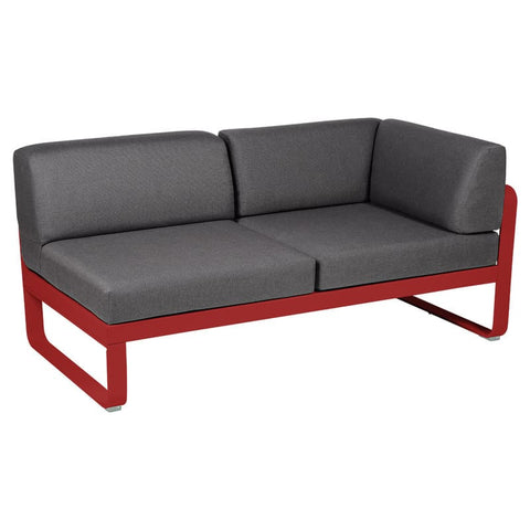 Módulo derecho esquina BELLEVIE 2 plazas. Colección Bellevie comprar online mobiliario Fermob exterior e interior. Rincón del Mueble RDM Madrid España.