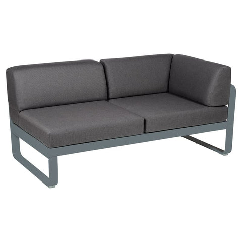 Módulo derecho esquina BELLEVIE 2 plazas. Colección Bellevie comprar online mobiliario Fermob exterior e interior. Rincón del Mueble RDM Madrid España.