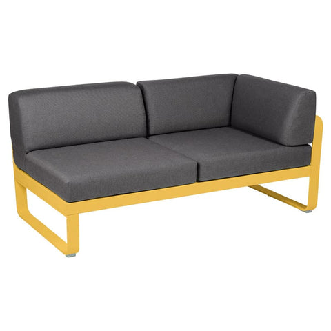 Módulo derecho esquina BELLEVIE 2 plazas. Colección Bellevie comprar online mobiliario Fermob exterior e interior. Rincón del Mueble RDM Madrid España.