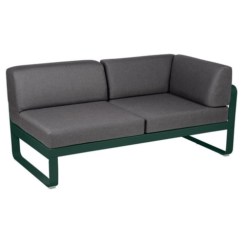Módulo derecho esquina BELLEVIE 2 plazas. Colección Bellevie comprar online mobiliario Fermob exterior e interior. Rincón del Mueble RDM Madrid España.