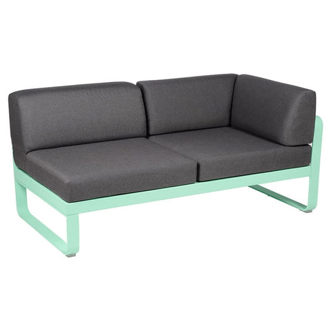 Módulo derecho esquina BELLEVIE 2 plazas. Colección Bellevie comprar online mobiliario Fermob exterior e interior. Rincón del Mueble RDM Madrid España.